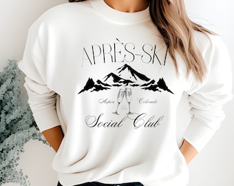 Apres Ski Sweatshirt, Ski Weekend Shirt, Unisex Sweatshirt, Apres Ski, Ski Sweatshirt, Ski Weekend Sweatshirt, Family Sweatshirt