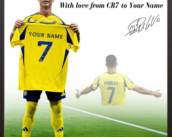 Maillot d'uniforme de football Ronaldo personnalisé Cr7 avec