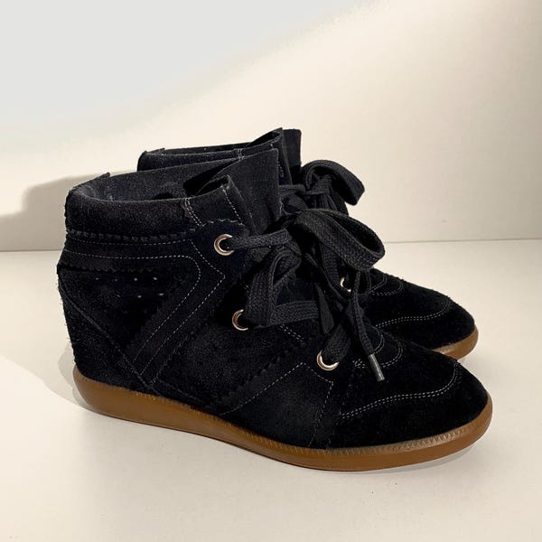 Isabel Marant Beige Calf Leather Bos Taurus Chunky Sneakers main image 0