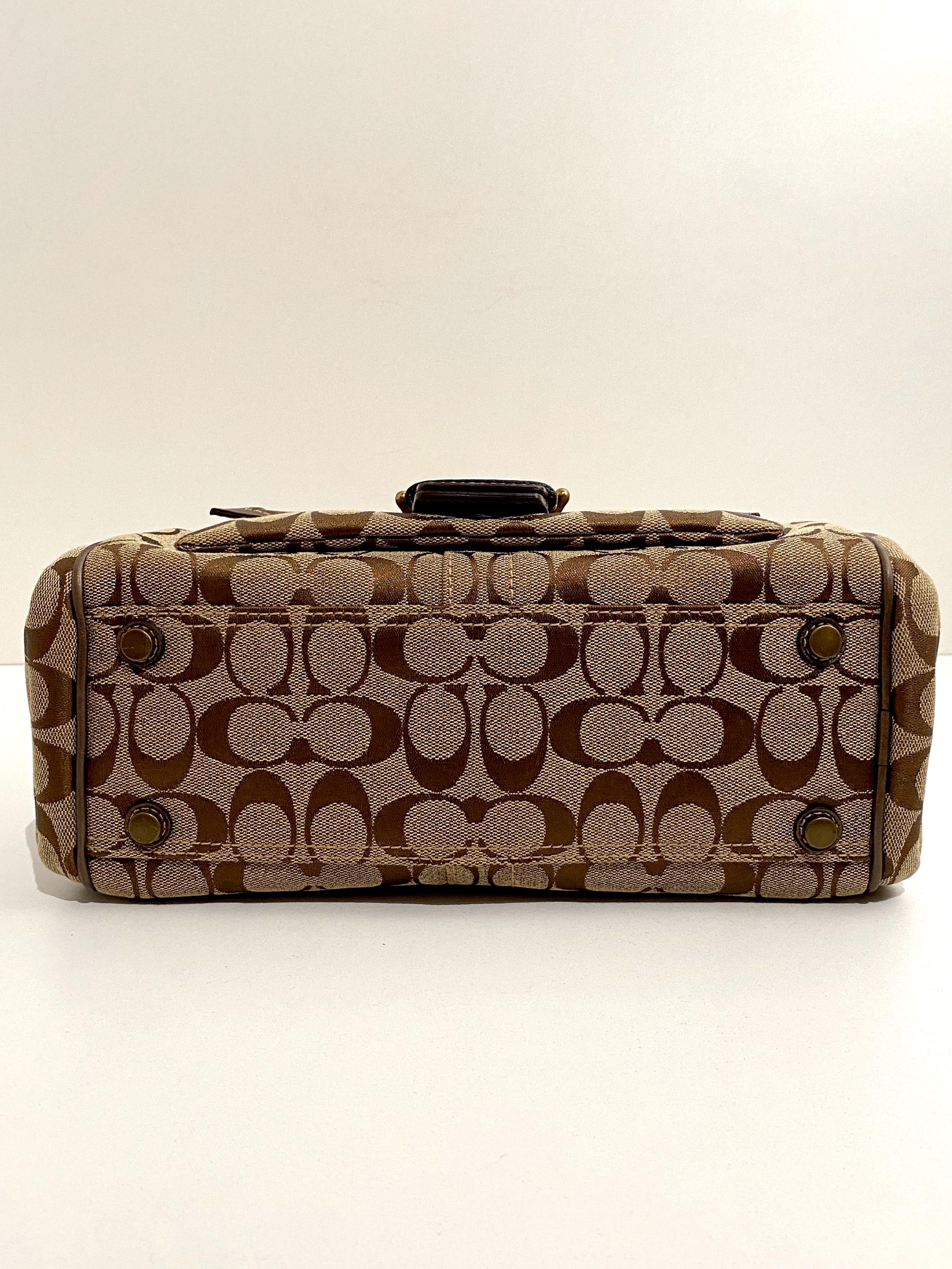 Coach Soho Ltd Ed Patchwork Signature Snake Skin Trim Pocket