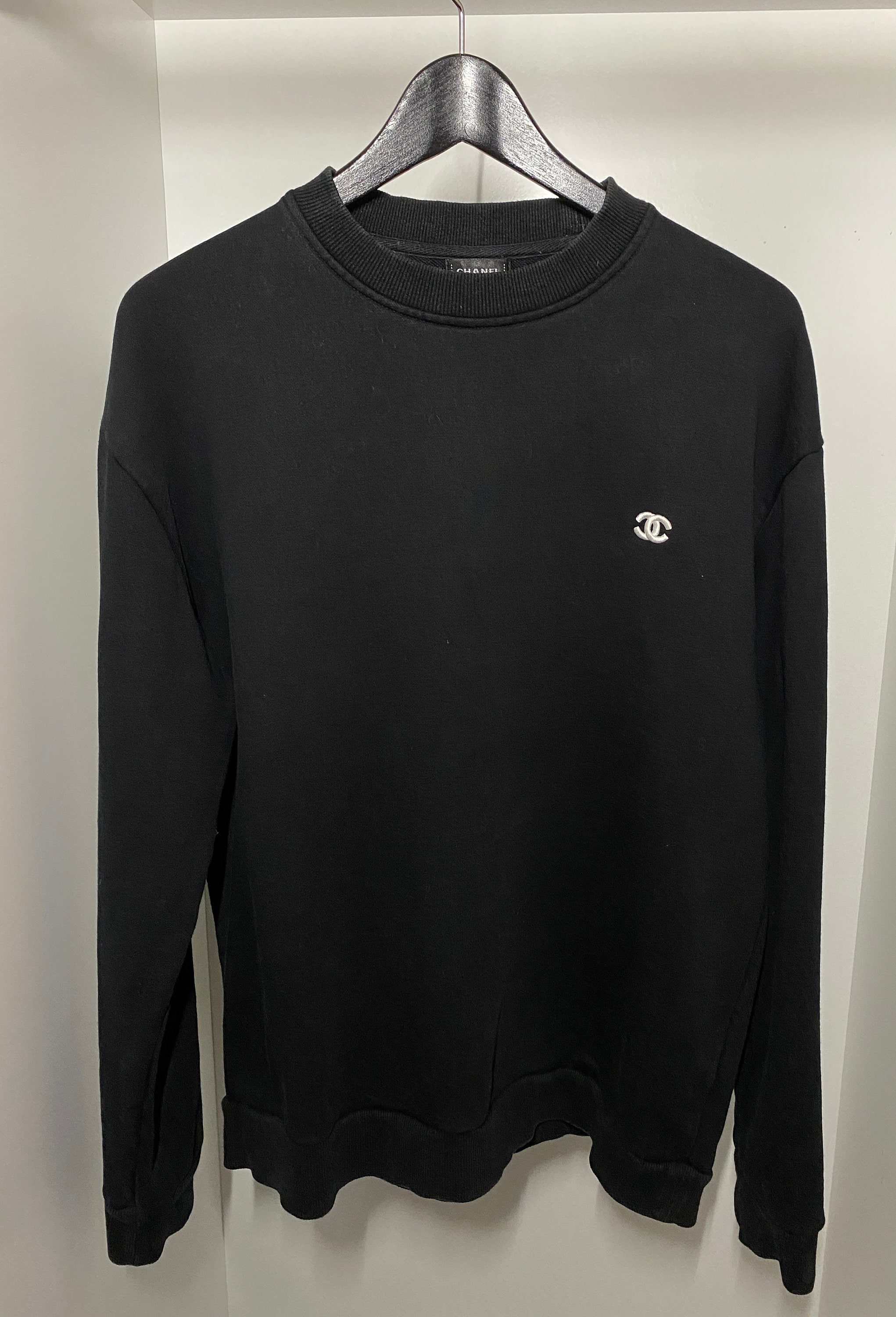 Chanel Uniform CC Embroidered Logo Crewneck Sweatshirt F/W 2018 - Etsy