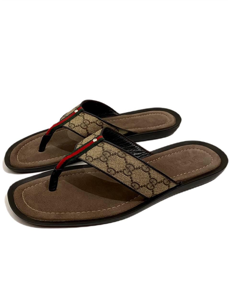 サンダル・ミュール GG Logo Monogram Flip Flop gucci-gg-logo-monogram-flip-