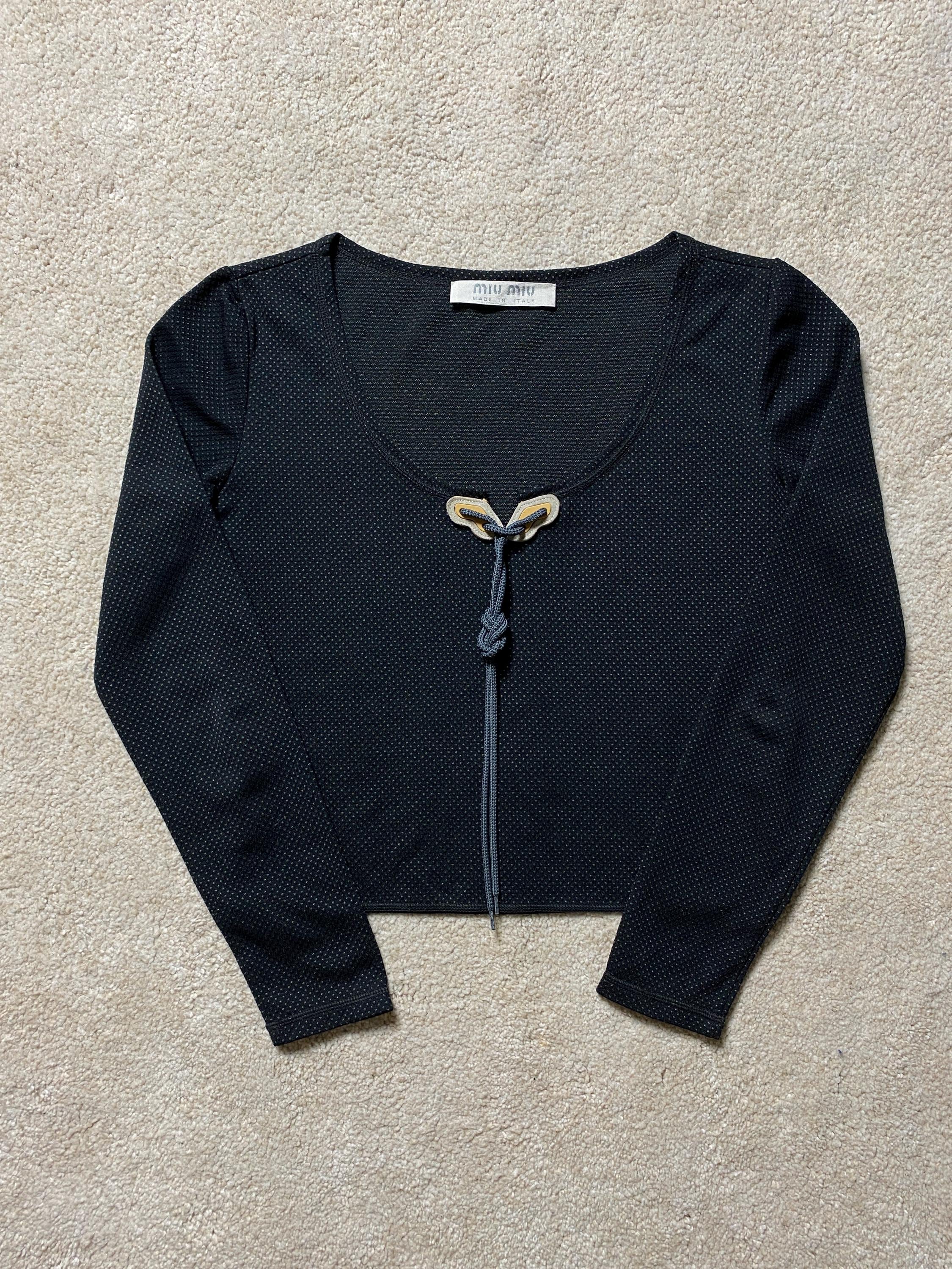 トップス Miu Miu FW1999 long sleeves Longsleeve Top | MIU MIU | elysewalker