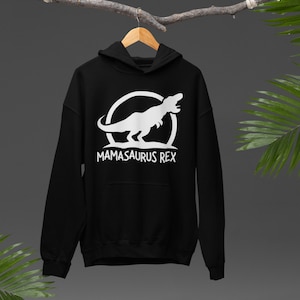 Mamasaurus Rex Funny Mom Life Dinousaur Hoodie women Heavy Blend Hooded Sweatshirt Unique hoodie for Mothers Classic T-rex theme Gift Shirt
