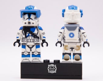 501st Heavy Clone Trooper Custom Figure - Star Wars - Anakin Blue Clone Trooper Phase 2 - Republic Customs
