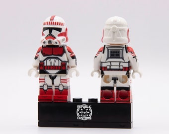 Coruscant Guard Custom Figur - Star Wars - Red Schock Clone Trooper - Republik Zoll