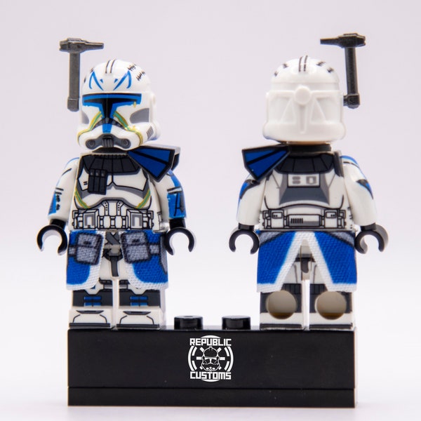 Captain Rex Custom Figure - Star Wars - Anakin 501st Clone Trooper - Republic Customs