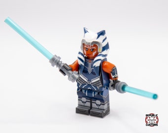 Ahsoka Tano Custom Figure Star Wars 332nd Jedi the Clone Wars Siege of Mandalore Republic Customs Etsy