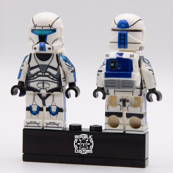 501st Commando Custom Figure - Star Wars - Blue Clone Commando - Republic Customs