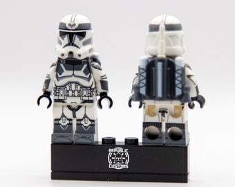 Wolfpack Jet Trooper Custom Figure - Star Wars - Boost Pack Trooper - 104th Plo's Bros - Republic Customs