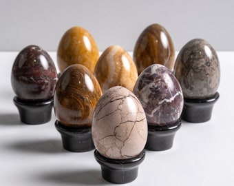 Decoración de huevos de mármol natural - Decoración y regalos del hogar de lujo - Huevos de mármol - Decoración de mármol - Regalo de mármol