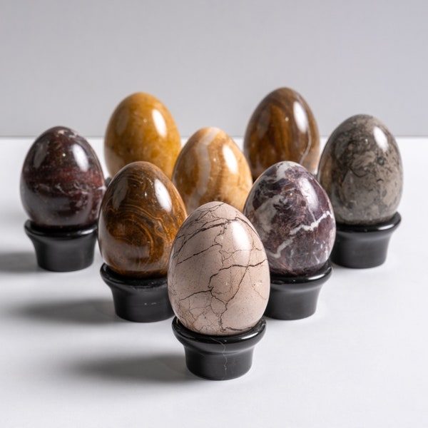Natural Marble Egg Decor - Luxury Home Decoration and Giftware - Marble Eggs - Marble Decor - Marble Gift