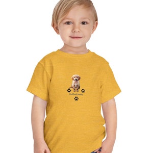 Fluffball Buddy Toddler T-shirt, Puppy Kids Tee, Puppy Love Kids Shirt, Dog Lover Toddler Gift, Love To Dogs Toddler Shirt, Puppy Lover Gift