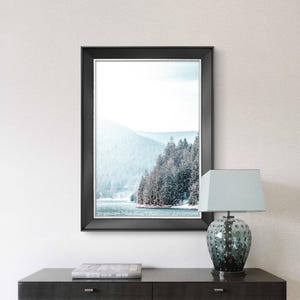 Fotografia de paisagem nevada – Download digital | Impressão de pôster com tema de inverno | Lago no inverno | Impressão instantânea de imagem da natureza imagem 20