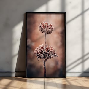 Fotografia autunnale, fotografia transitoria, stampa poster toni marroni, idee regalo per traslochi, fotografia artistica della natura, immagini macro della natura