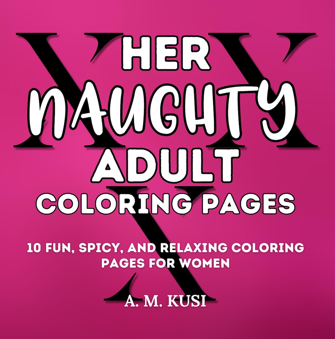 10 Printable Her Naughty Adult Coloring Book Pages | Spicy Bold and ...