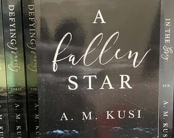 A Fallen Star Signed Paperback by A. M. Kusi | Brothers Best Friend Interracial Spicy Romance Book