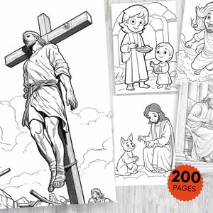 200 Bible Verse Colouring Pages for Kids | Printable Scripture Colouring Pages | Christian Kids Colouring Pages | christian printable