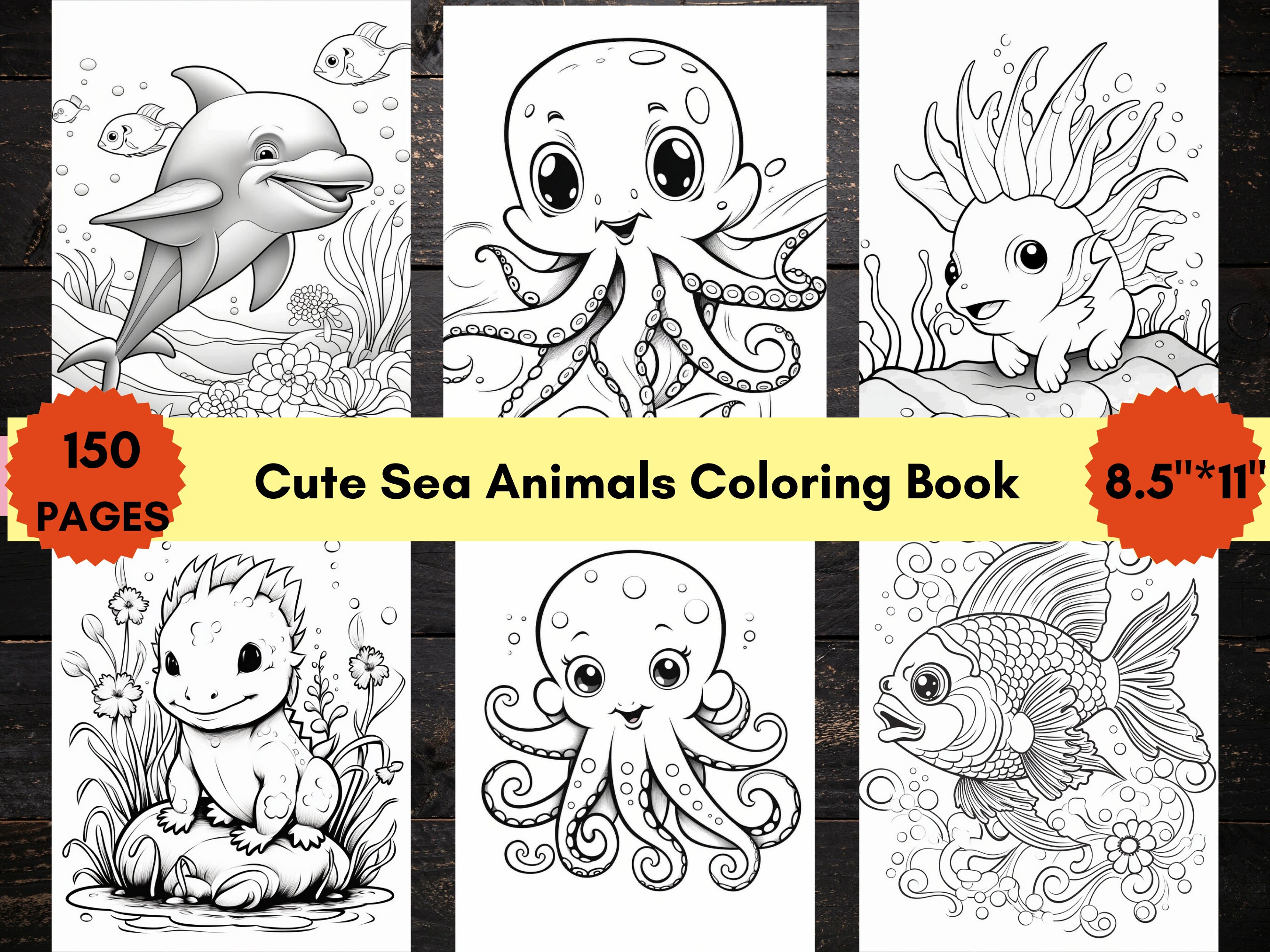 150 Printable Dolphin Coloring Pages for Kids and Adults - Digital ...