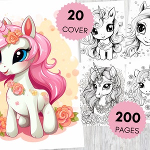 Zauberhaftes Einhorn Malvorlagen für Kinder Kawaii Einhorn Malseiten 2020 Einhorn Malseiten für Mädchen Einhorn Printables