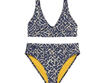 CELTIC KNOT CRUSH high-waisted bikini set