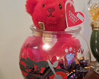 Tazones dulces del día de San Valentín