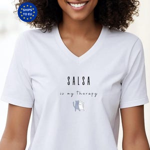 Salsa Is My Therapy Sweatshirt, T-shirt & Hoodie, for Salsa Dancers, Latin Dance Enthusiast, Salsa Lover Shirt , Christmas gift, Saying Tee