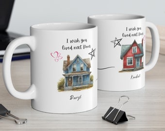 Personalised Mug Gifts for Her Mother's Day Gift Long Distance Mug Best Friend Moving Gift leaving gift