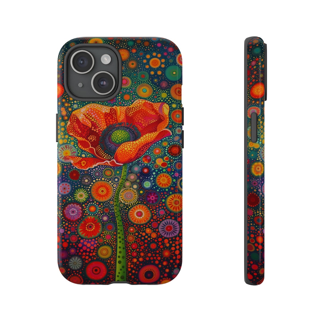 Yayoi Kusama Polka Dots iPhone 15 14 13 16 Case TOUGH Phone Case