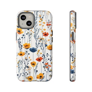 iPhone 15 Case Beautiful Wild Flowers Floral Phone case For iPhone 14 13 16 Mini Case 11 12 15 Pro Max SE X XR XS Max 7 8 Plus iPhone Cover