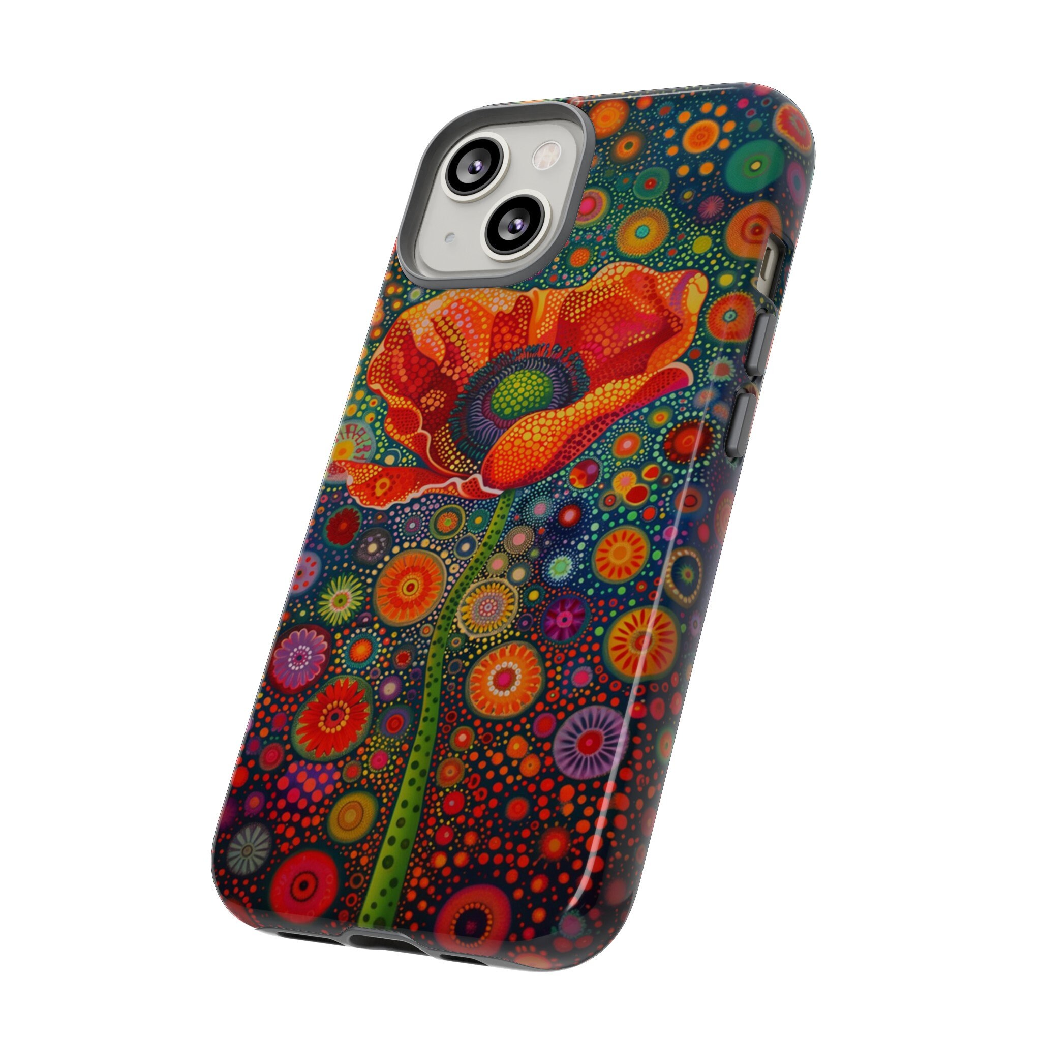 Yayoi Kusama Polka Dots iPhone 15 14 13 16 Case TOUGH Phone Case