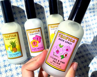 Lychee & Pink Orchid Room Spray, Floral Room Spray, Tropical Fragrance, Home Fragrance, Gift for her, Handmade, Linen Spray, Air freshener