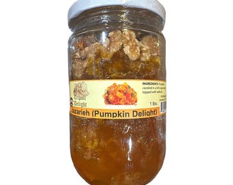 Tripoli Delight Jazarieh (Pumpkin Delight) 1 lbs - Imported from Lebanon