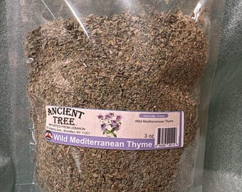Ancient Tree Wild Mediterranean Thyme 3 oz - Imported from Lebanon