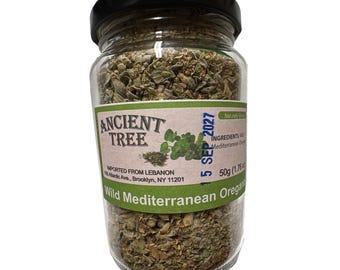 Ancient Tree Wild Mediterranean Oregano 50g (1.76oz), Imported from Lebanon