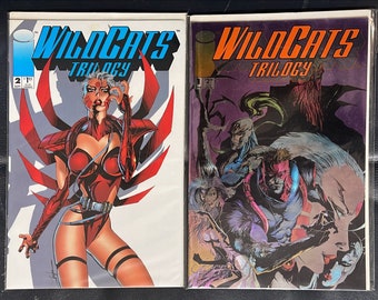 WildC.A.T.S Trilogy #1, & 2 Lot of 2 Image Comics 1993 Mini Series