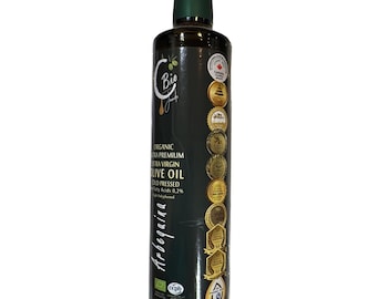 C Bio Jaoude ORGANIC Ultra Premium Extra Virgin AWARD Winning Olive Oil Imported Lebanon 500 ML