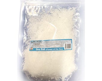 Sea Salt Flower of the Sea (Fleur de Sel) Salt flakes 8 oz Imported from Lebanon