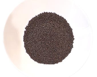 Ancient Tree Premium Black Mustard Seeds - 2 oz - Imported from Lebanon