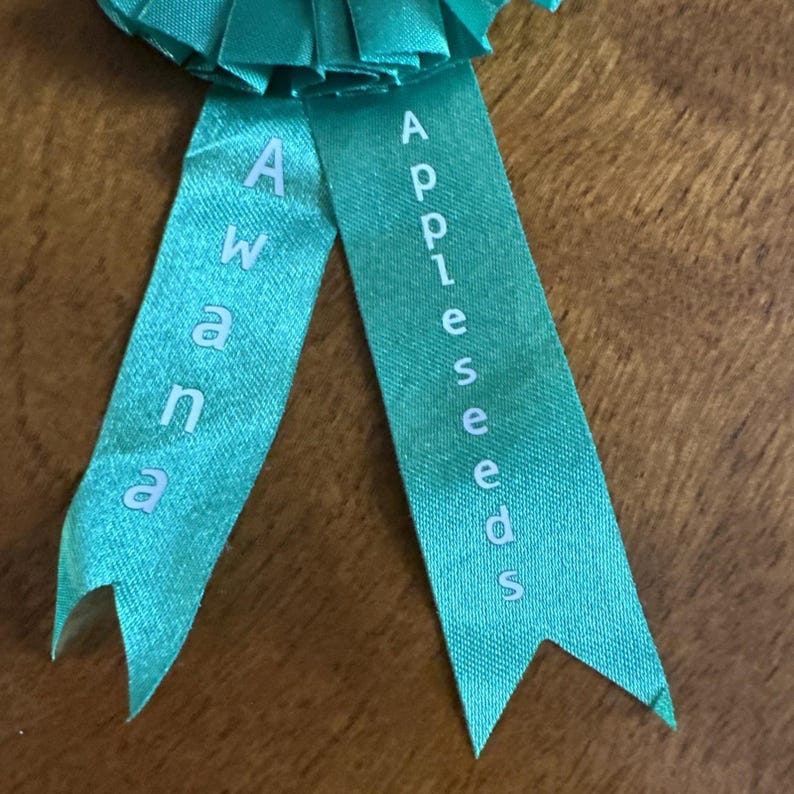 Awana Apple Seed Ribbon Old Style Lot of 4 - Etsy