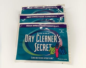 Dry Cleaner's Secret Woolmark Home Dry Cleaning In Your Dryer 3 Pkgs of 1 Sheet