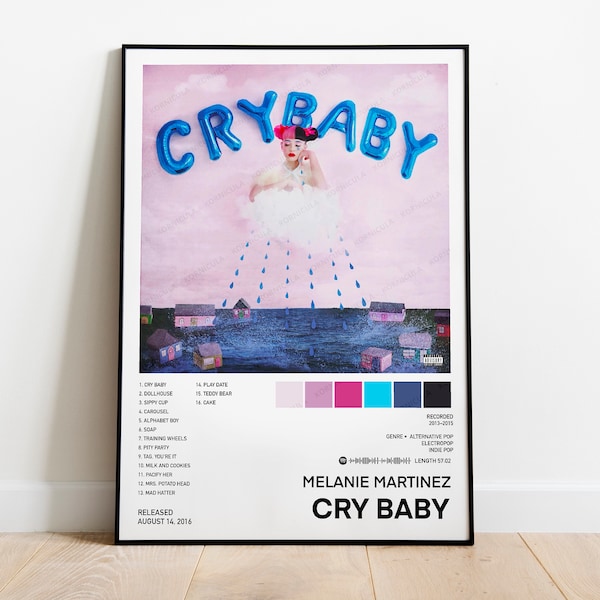 Cry Baby Poster Melanie Martinez Digital Download