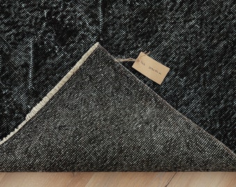 Tapis turc vintage 4 x 7 : tapis neutre anatolien oushak