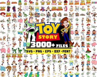 3000+ Toy Story SVG, Mega Bundle, Toy Story svg, Toy Story png, Toy Story png, Buzz Lightjahre svg, Woody svg, Cartoon png,