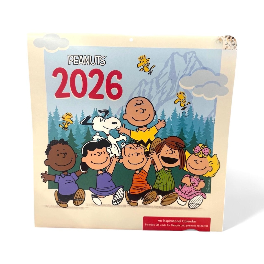 2026 PEANUTS Snoopy 12” X 12” 16 Month Wall Calendar
