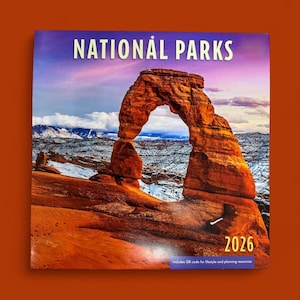 2026 NATIONAL PARKS 12” X 24” 16 Month Wall Calendar