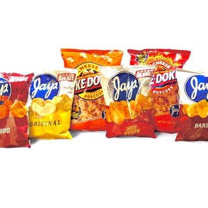 Jays SNACK PACK 6 różnych torebek chipsów ziemniaczanych z darmową niespodzianką! 7 torebek