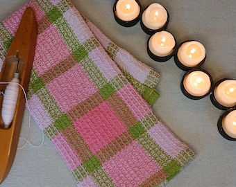 Handwoven Kitchen Tea Towel - Waffle Weave