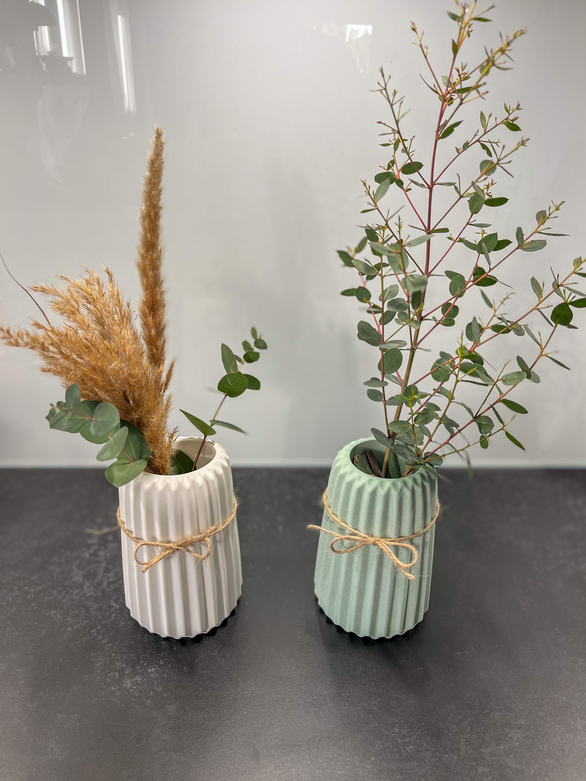 Salbei grün vase groß