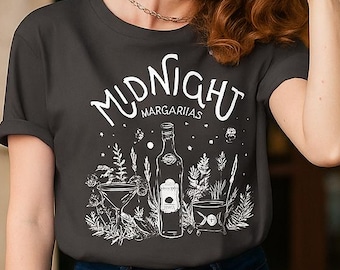 Midnight Margaritas T-Shirt: Witchy Organic Cotton Tee - Practical Magic